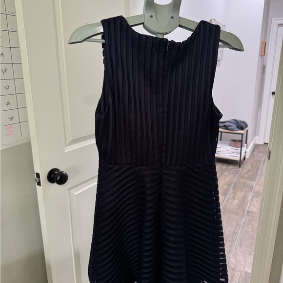 Sophia + Zeke Navy Fit and Flare Cocktail Mini Dress - Picture 6 of 10